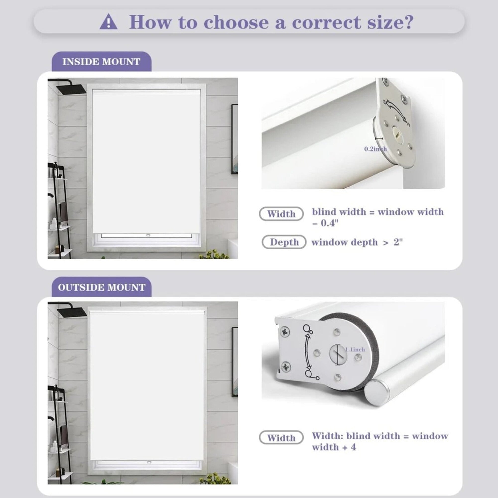 Blackout Roller Shade for Windows 47 x 75 inch – 100% Light Blocking, Thermal Insulated Window Blind with Chain Cord, UV Protection & Privacy, Waterproof 4-Layer Coating Fabric for Home, Office – Ivory White Blackout Roller Shade for Windows 47 x 75 inch – 100% Light Blocking, Thermal Insulated Window Blind with Chain Cord, UV Protection & Privacy, Waterproof 4-Layer Coating Fabric for Home, Office – Ivory White